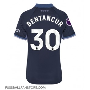 Tottenham Hotspur Rodrigo Bentancur #30 Replik Auswärtstrikot Damen 2023-24 Kurzarm